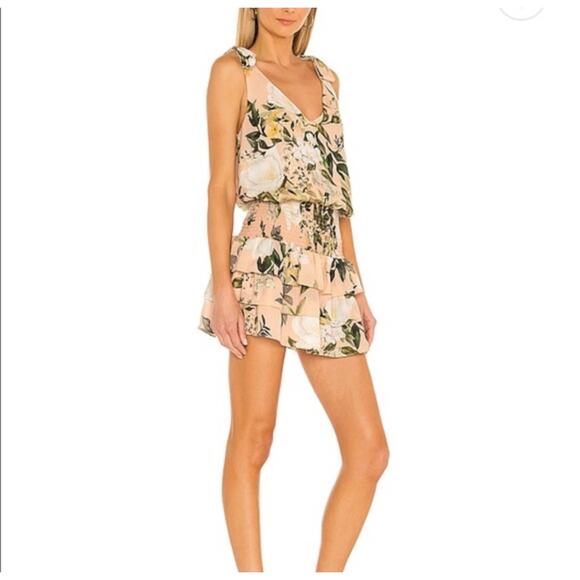 Amanda Uprichard Dresses & Skirts - Amanda Uprichard X Revolve Paulette Dress in Juniper Floral Floral Size XS